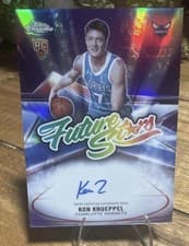 2025-26 Topps Chrome Future Stars Autographs Kon Knueppel #FS-KK card
