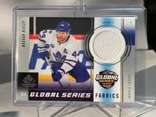 2024-25 SP Game Used 2023 Global Series Sweden Fabrics Morgan Rielly #GSF-RI card