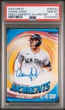 2025 Finest Moments Autographs Aaron Judge #FMA-AJ card