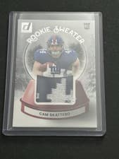 2025 Donruss Rookie Holiday Sweater Cam Skattebo #SWE-CSO card
