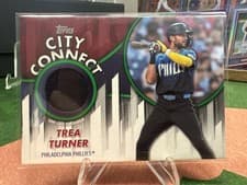 2025 Topps City Connect Swatch Collection Series Two Trea Turner #CC2-TT card