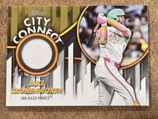 2026 Topps City Connect Swatch Collection Jake Cronenworth #CC-JC card