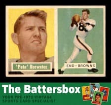 Darrel Brewster 1957 Topps card