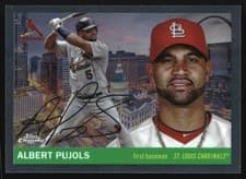 2025 Topps Chrome Platinum 1955 Topps City Variations Albert Pujols #55CV-69 card