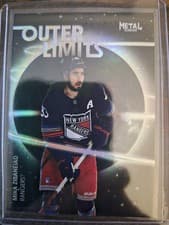 Mika Zibanejad 2025-26 SkyBox Metal Universe Outer Limits card