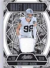 2025 Panini Absolute Draft Diamonds Jersey Maxx Crosby #DDJ-MCR