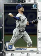 Whit Merrifield 2020 Bowman Chrome card