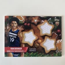 2025-26 Topps Holiday Holiday-Shaped Relics Joan Beringer #HSR-13 card