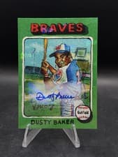 2025 Topps Shoebox Treasures Base Autographs Dusty Baker #56A card