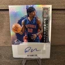2025-26 Topps Signature Class Penstroke Signatures Rip Hamilton #PS-RH card