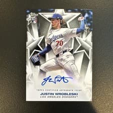 2025 Topps Baseball Stars Autographs Justin Wrobleski #BSA-JW card
