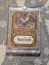 2025 Topps Update Heavy Lumber Autograph Relics Carlos Beltran #HLARU-CB card