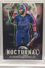 2025 Topps Chrome Black Nocturnal Vladimir Guerrero Jr. #NOC-9 card