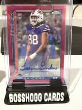 2025 Topps Chrome Retail Rookie Autographs T.J. Sanders #RRA-TJS card