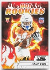 2025 Score Hot Rookies Isaiah Bond #13 card