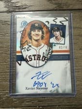 Xavier Neyens 2025 Bowman Draft Draft Prospect Portrait Autographs card