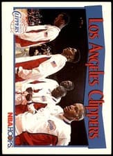 Los Angeles Clippers 1991-92 Hoops Base Set card