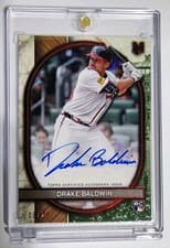 2025 Topps Museum Collection Archival Autographs Drake Baldwin #AA-DRA card