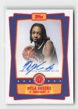 2025 Topps Chrome McDonald's All American Event Autographs Nyla Brooks #EA-NBR card