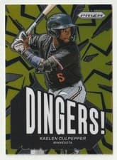 2025 Panini Prizm Dingers! Kaelen Culpepper #16 card