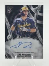 2024 Topps Chrome Black Super Futures Autographs Sal Frelick #SFA-SF card