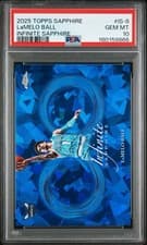 2025-26 Topps Chrome Sapphire Infinite Sapphire LaMelo Ball #IS-8 card