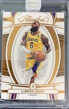 LeBron James 2021 Panini Flawless card