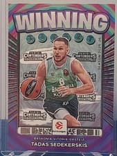 2025-26 Panini Contenders EuroLeague Winning Ticket Tadas Sedekerskis #25 card
