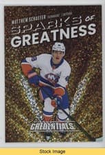 2025-26 Upper Deck Credentials Sparks of Greatness Matthew Schaefer #SG-24 card
