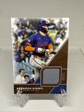 2026 Topps Major League Material Relics Brandon Nimmo #MLM-BN card