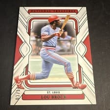 2025 Panini National Treasures Base Set Lou Brock #79