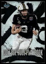 2025 Bowman University Chrome College Rule Playbook Diego Pavia #CRP-11 card