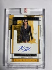 2025 Panini Impeccable WNBA Impeccably Dressed Signatures Kelsey Plum #8 card