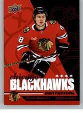 2025-26 Upper Deck Chicago Blackhawks Centennial Box Connor Bedard #2 card