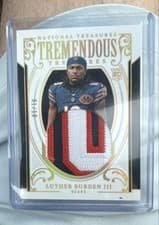 2025 Panini National Treasures Tremendous Treasures Luther Burden III #14 card
