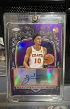 2025-26 Topps Chrome Signature Style Zaccharie Risacher #SS-ZR