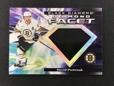 2024-25 Upper Deck Black Diamond Diamond Facet David Pastrnak #DF-DP card