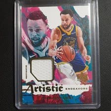 2024-25 Panini Court Kings Artistic Endeavors Relics Stephen Curry #AE-SPC card