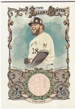 2025 Topps Allen & Ginter Allen & Ginter Relics Prince Fielder #AGR-PF card