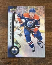 Connor McDavid 2025 Upper Deck Tim Hortons card