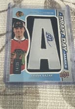 2024-25 SP Game Used Draft Day Marks Frank Nazar #DDM-FN card