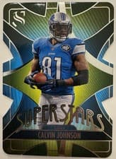 2025 Panini Silhouette Superstars Die Cut Calvin Johnson #16 card