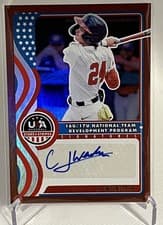 2025 Panini Stars & Stripes 16U/17U National Team Signatures CJ Weinstein #NTS-CW card