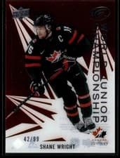 2024-25 Upper Deck Ice World Junior Championship Shane Wright #WJC-3 card