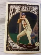 2025 Topps Allen & Ginter Wicked Curves Don Sutton #WC-36 card