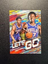 2025-26 Topps Chrome Let's Go VJ Edgecombe #LG-13 card