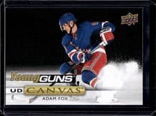Adam Fox 2019 Upper Deck Canvas card