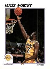 James Worthy 1991-92 Hoops Base Set card