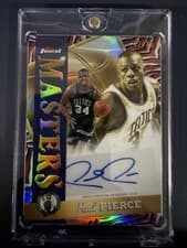 2025-26 Finest Masters Autographs Paul Pierce #MA-PP card