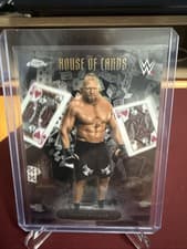 2026 Topps Chrome WWE House of Cards Brock Lesnar #HOC-1 card